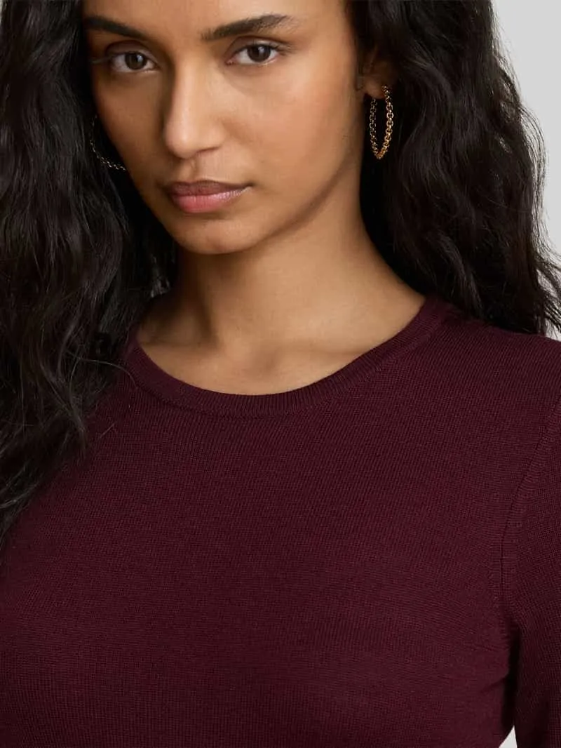 Lauren Ralph Lauren A-lijn vrijetijdsjurk van pure wol model 'VORLEY' roestrood, foto 5