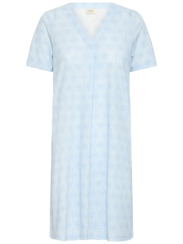 Fransa FRSANIA DR 1 - Dames - Mini jurken Cashmere Blue art