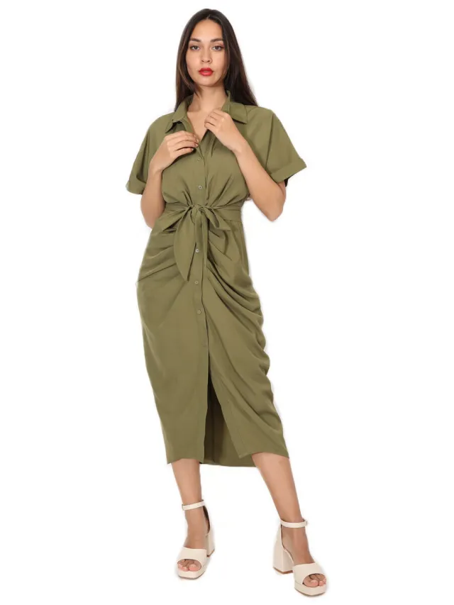 La Modeuse Jurk La Modeuse 71230_P167187 Kaki
