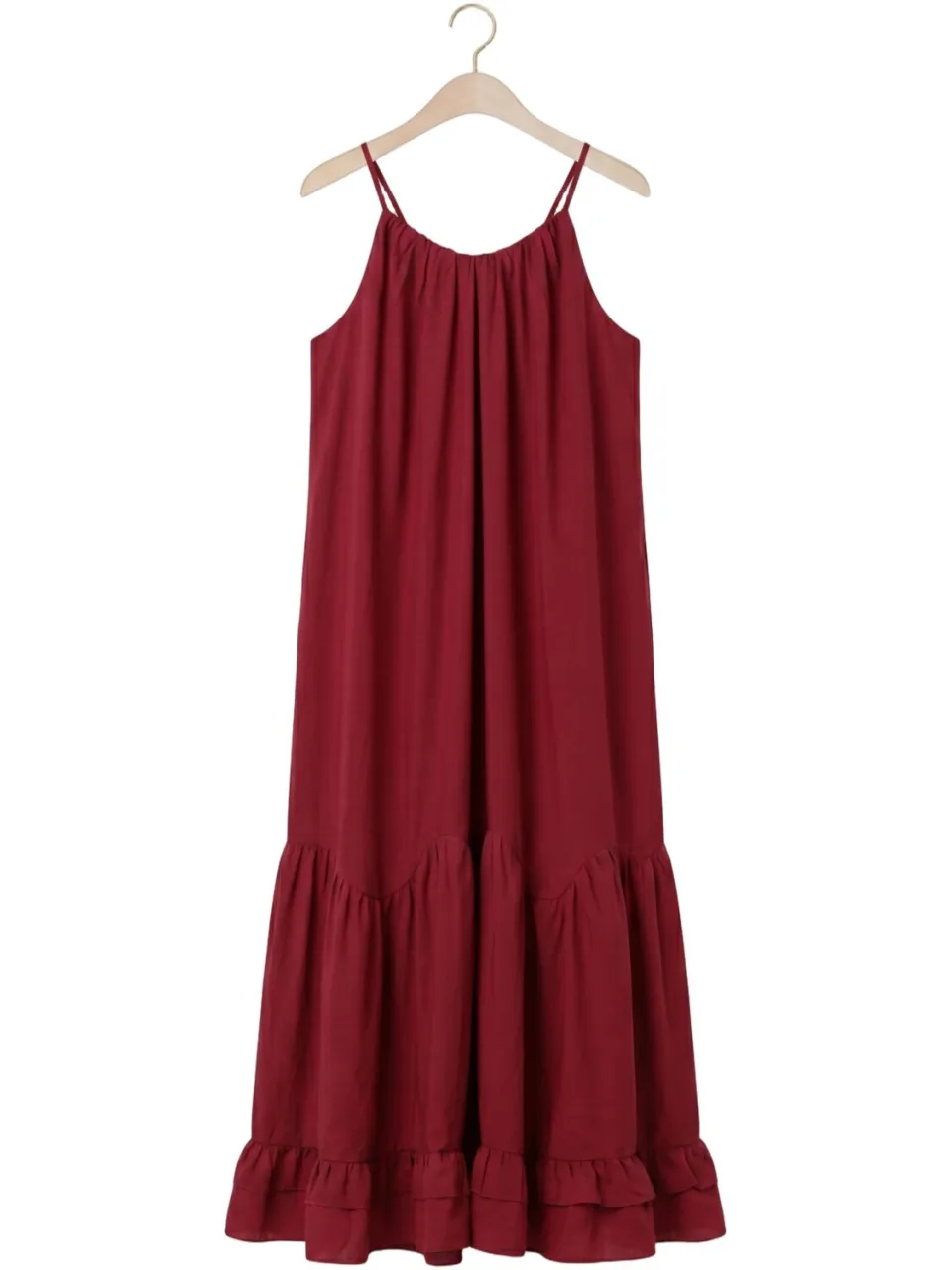 Y.A.S. YAS Dames Jurken Yassema Strap Long Dress S. - Bordeaux, foto 2