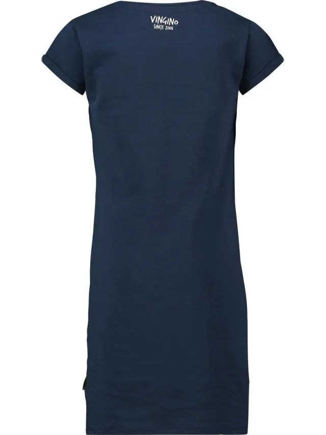 Vingino Midi Jurk Pourle Dark Blue