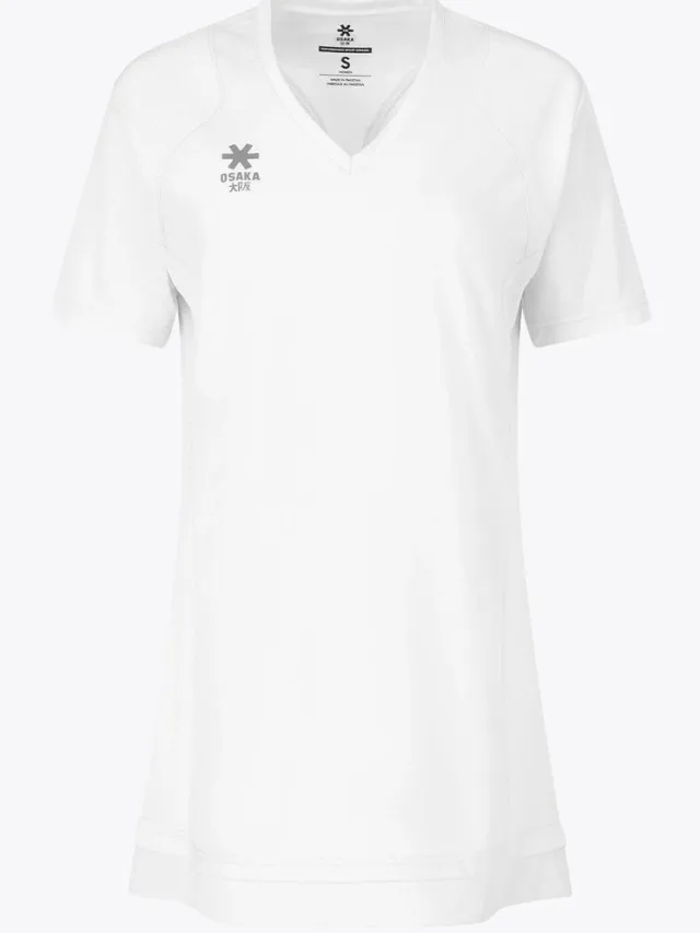 Osaka Tennisjurk Osaka Women V-Neck Tech Dress White-S Wit