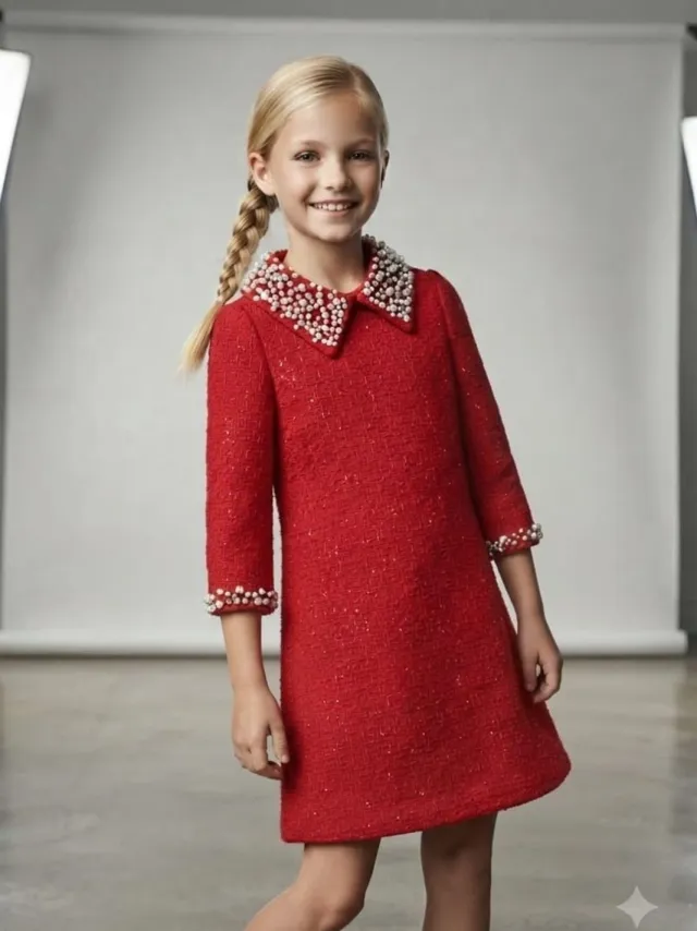 HILAL AKINCI KIDS Jeugdjurk Rood