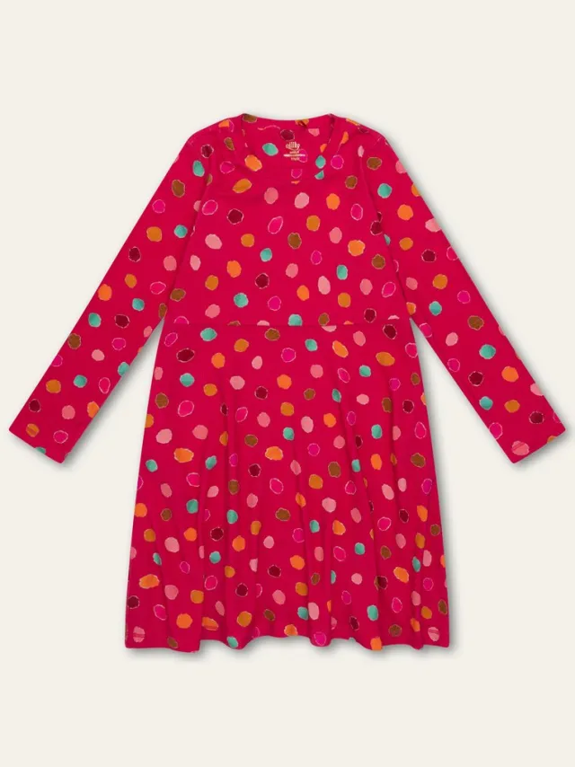 Oilily Derby Jurk - Pink - 104/4yr Roze