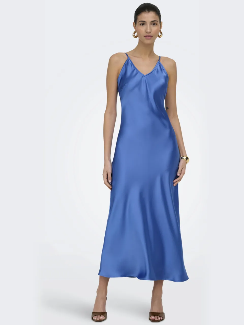 Only midijurk - blauw, foto 3