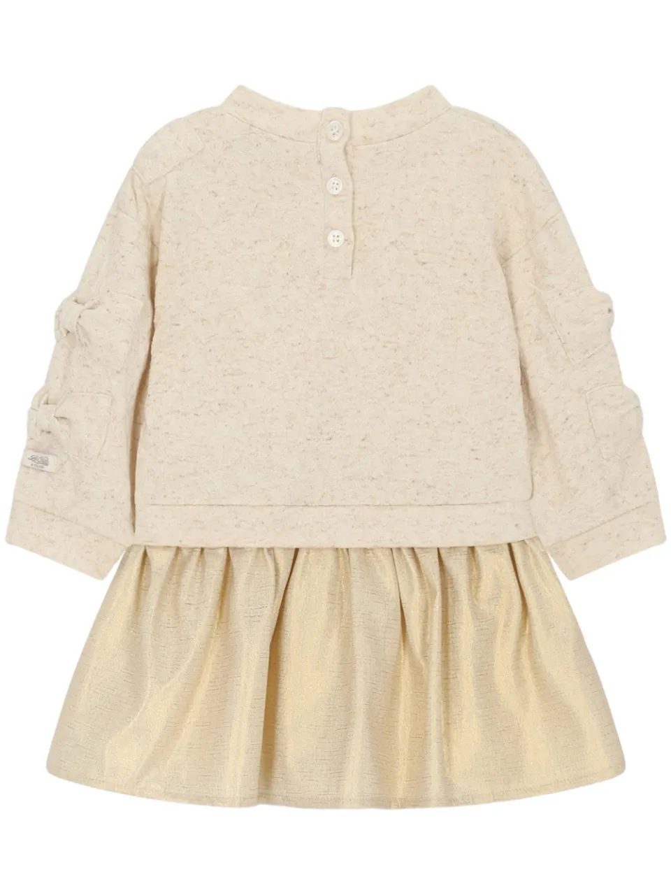 Le Chic sweatjurk beige, foto 3