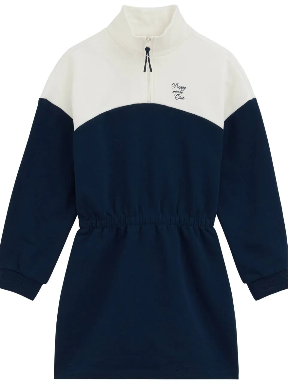 WE Fashion sweatjurk donkerblauw donkerblauw/wit, foto 2