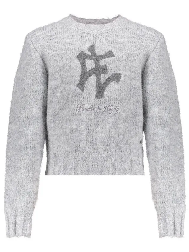 Frankie&Liberty Frankie & Liberty winter sweater meisjes - grijs - NY