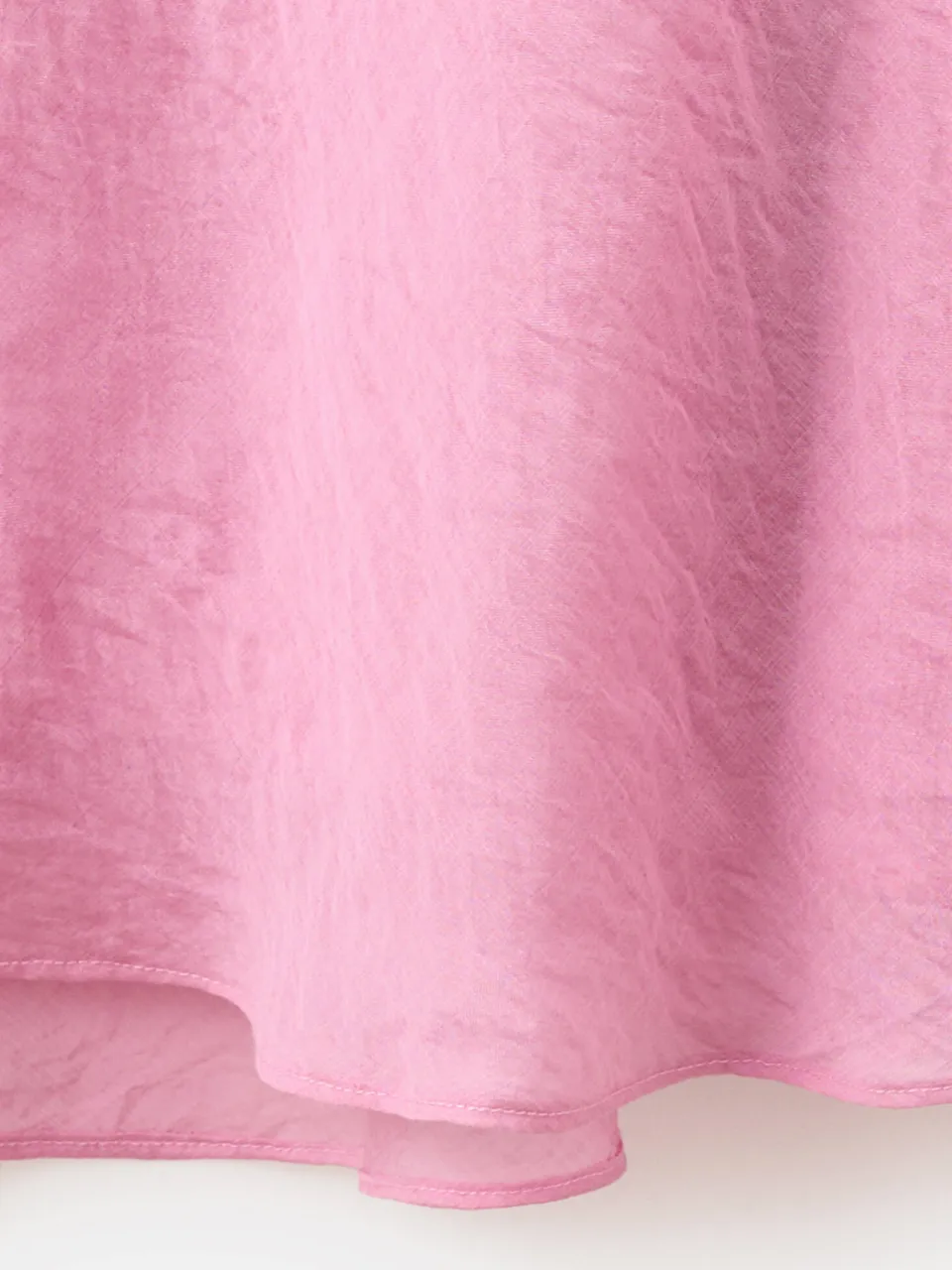 Mango one shoulder viscose midi jurk - lichtroze, foto 7