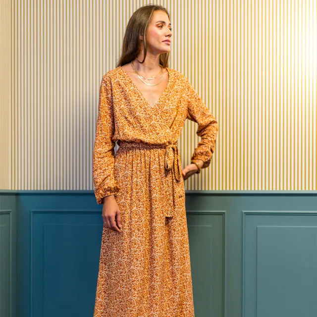 Céleste Lange Jurk Céleste AMELIE Multicolour