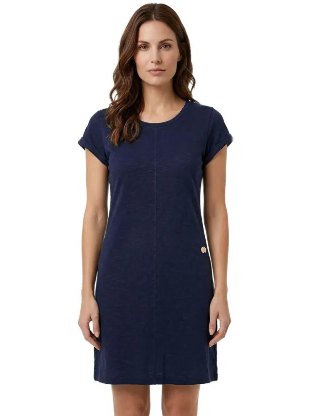 Jurk Leone 1947 Woman Dress Urban Safari blauw