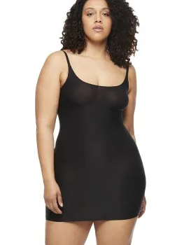 Chantelle Soft Stretch Full Dress Zwart,Beige