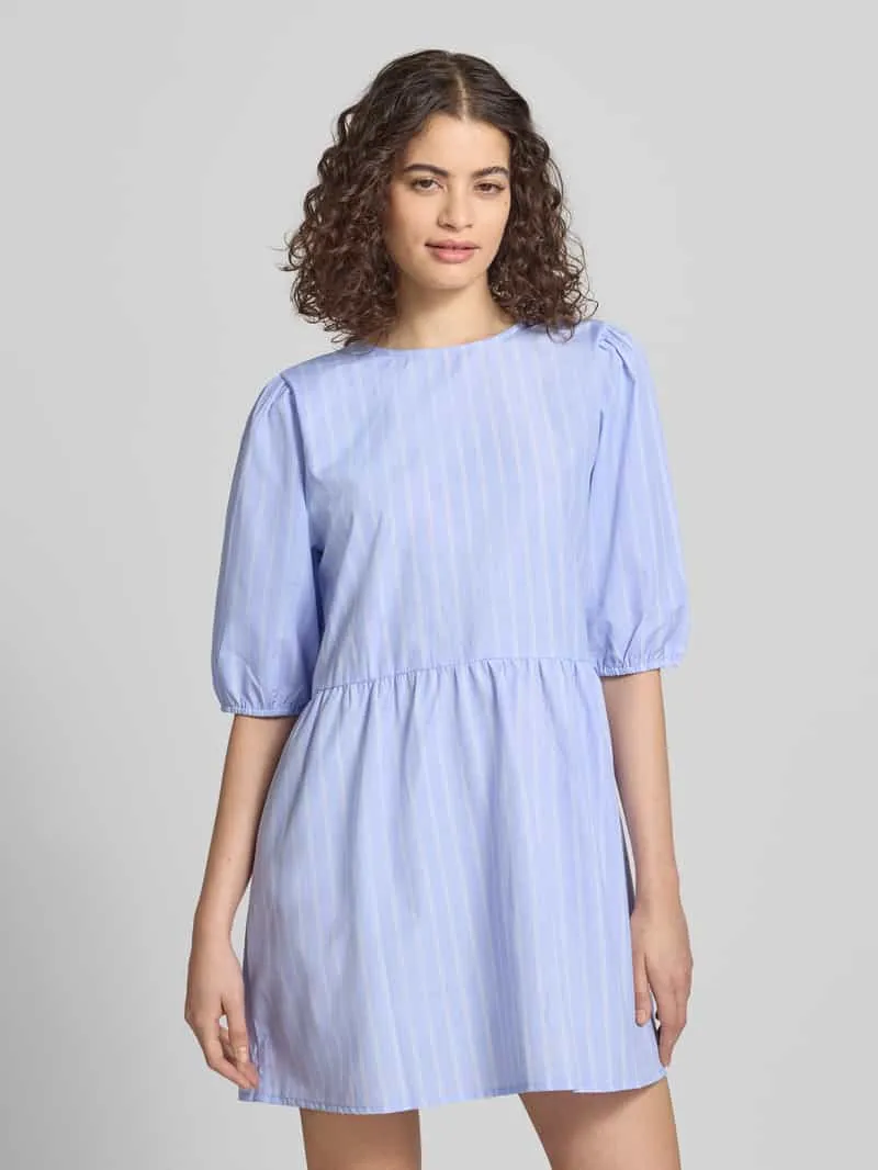 Only Blousejurk met streepmotief model 'CLARA TESSA' Lichtblauw
