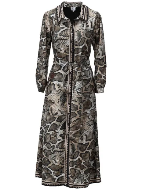 K-Design Jurk d601 Zwart
