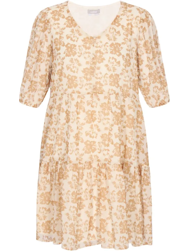 Usha Dress cream offwhite