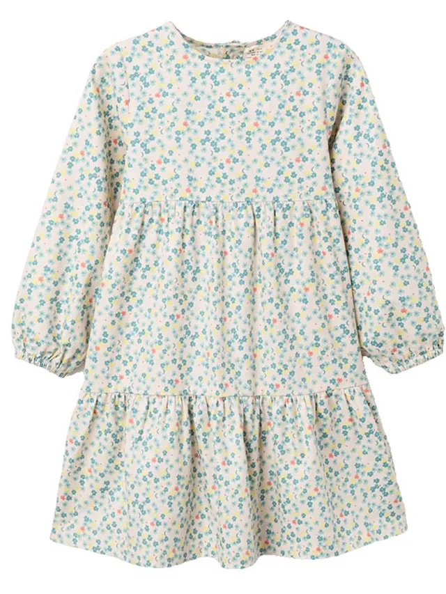 Zippy 3107486101 Lang Mouw Jurk Grijs 5-6 Years Meisje Light Grey