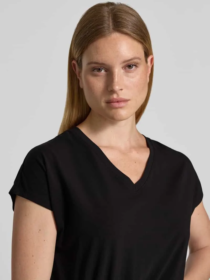 s.Oliver relaxed fit vrijetijdsjurk van katoenmix zwart, foto 4