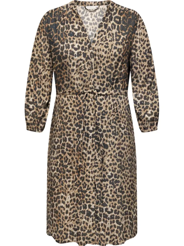 Only Carmakoma Blousejurk CARNEWDENIZIA Lange jurk Zwart