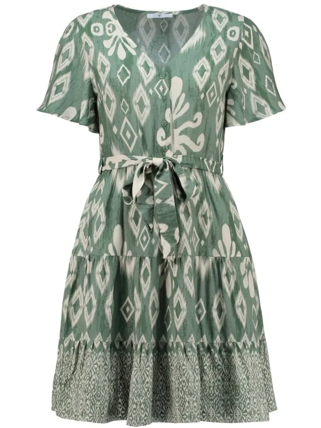 Hailys zomerjurk voor dames Groen