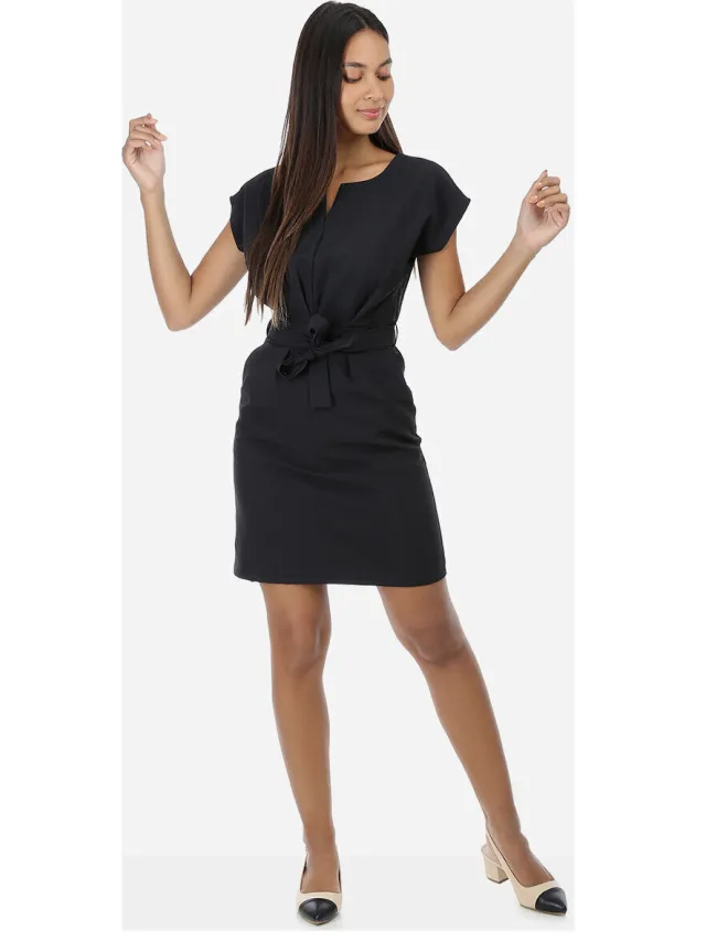 La Modeuse Jurk La Modeuse 19644_P55125 Zwart