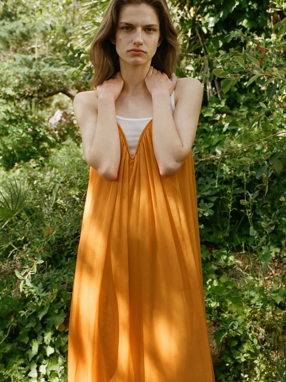 Mango maxi jurk - oranje, foto 5