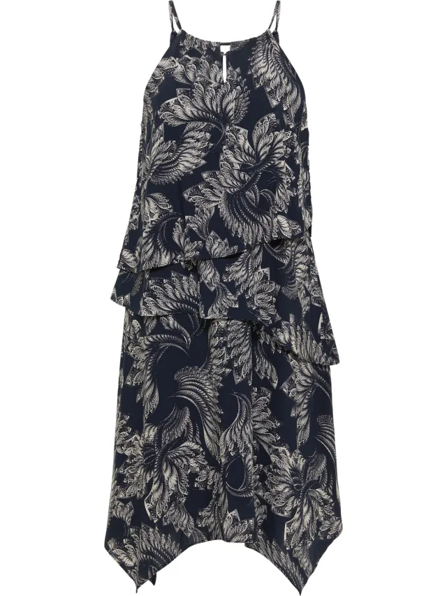 Faina jurk tylin Marineblauw