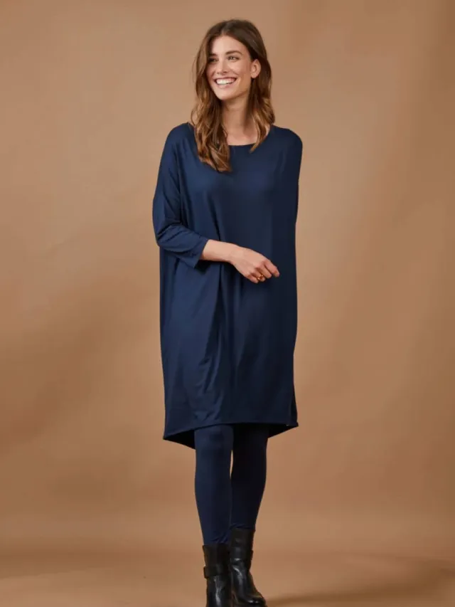Didi jurk donkerblauw