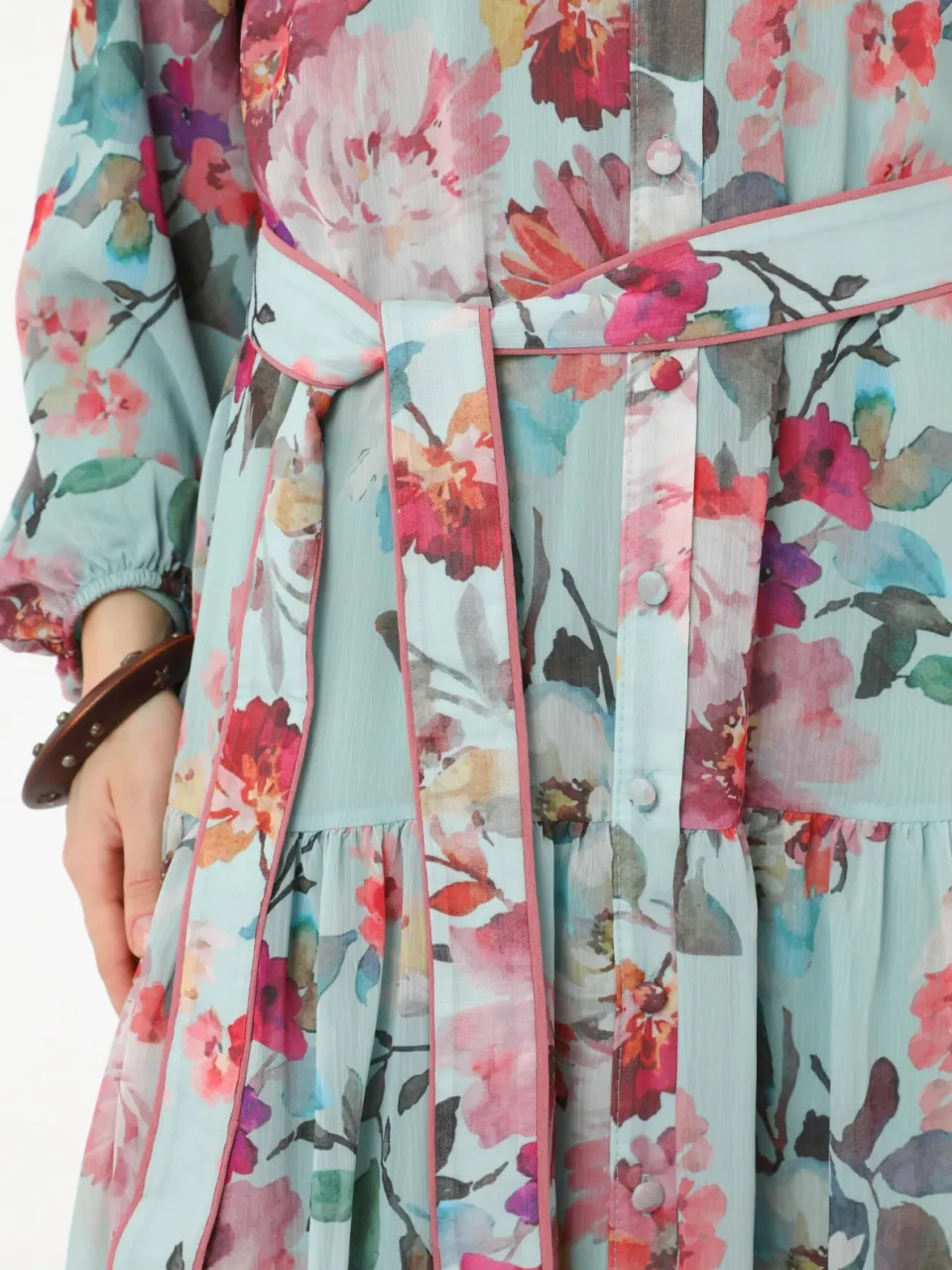 Modest Dress Refka blauw, foto 2