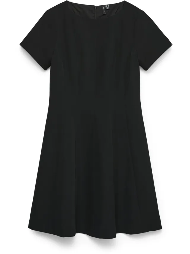 Vero Moda VMIRIE SS SHORT DRESS - Dames - Mini jurken Black