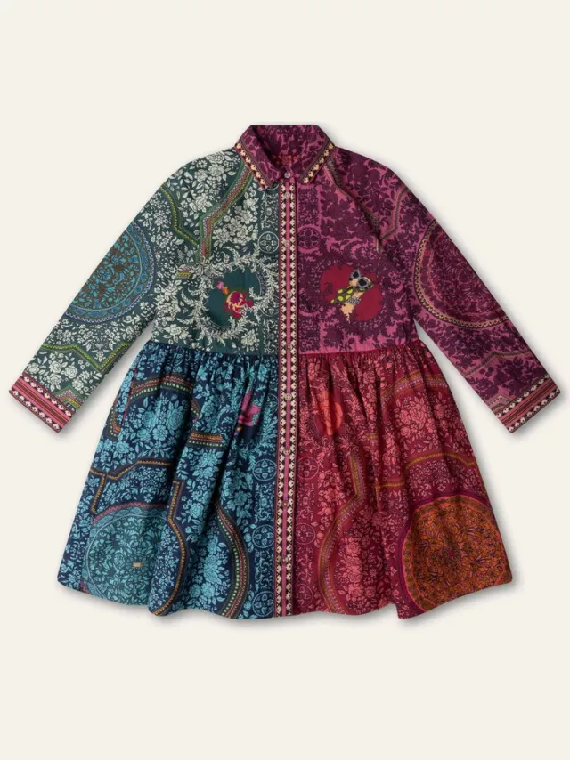 Oilily Dominique Jurk - Rood - 122/7yr