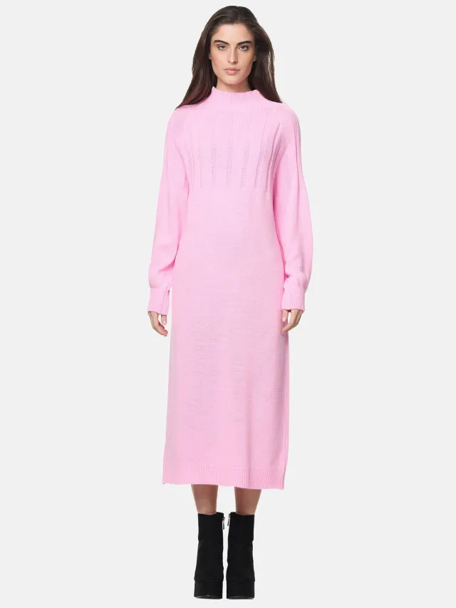 Elara Strickkleid Strickkleid Rosa