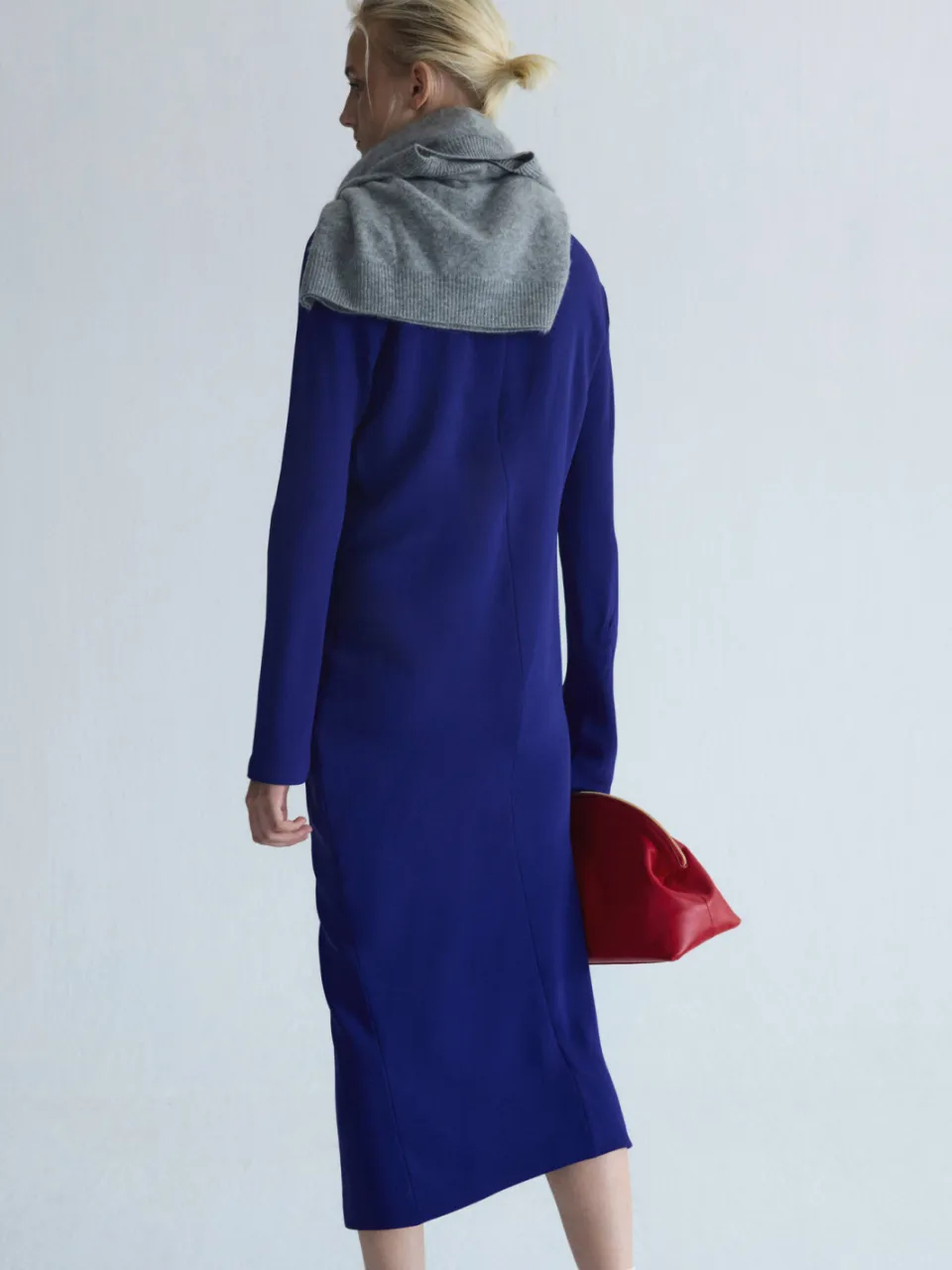 Mango midi jurk - blauw, foto 5