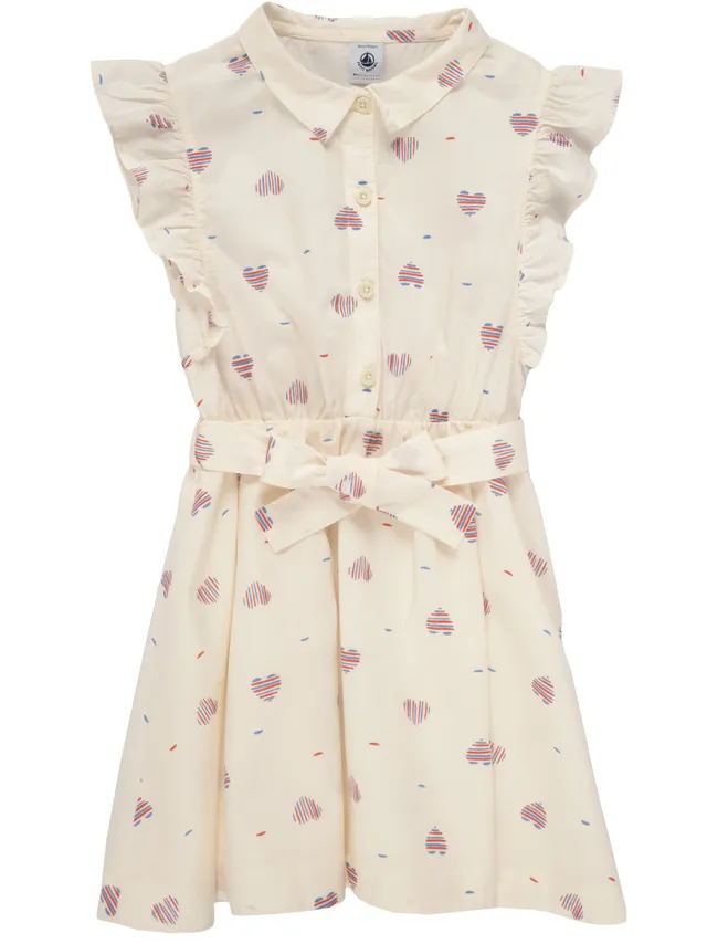 Petit Bateau Korte Jurk Petit Bateau BORY Beige