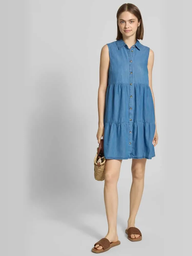 Only BEA SIESTA minijurk blauw Jeansblauw