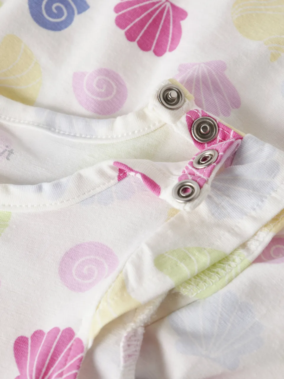 NAME IT korte jurk wit met schelpenprint, foto 4