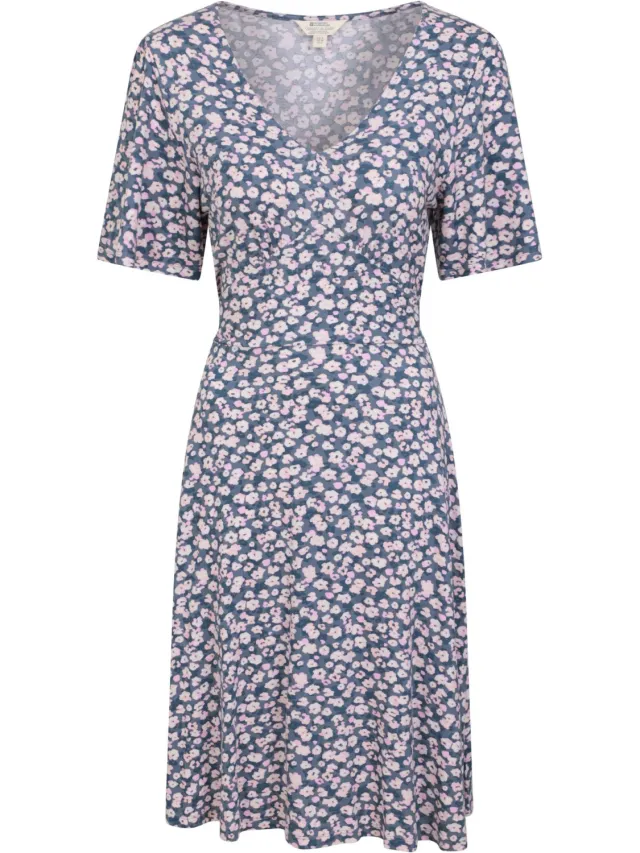 Mountain Warehouse Dames/Dames Como Bloemen Jurk (Grijs)
