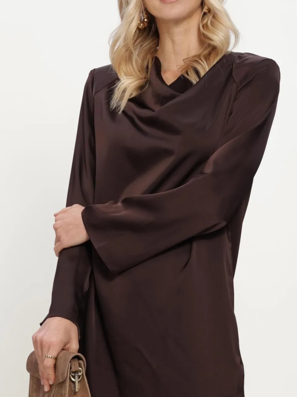 InWear Dames Jurken Oliveiw Short Dress - Bruin, foto 4