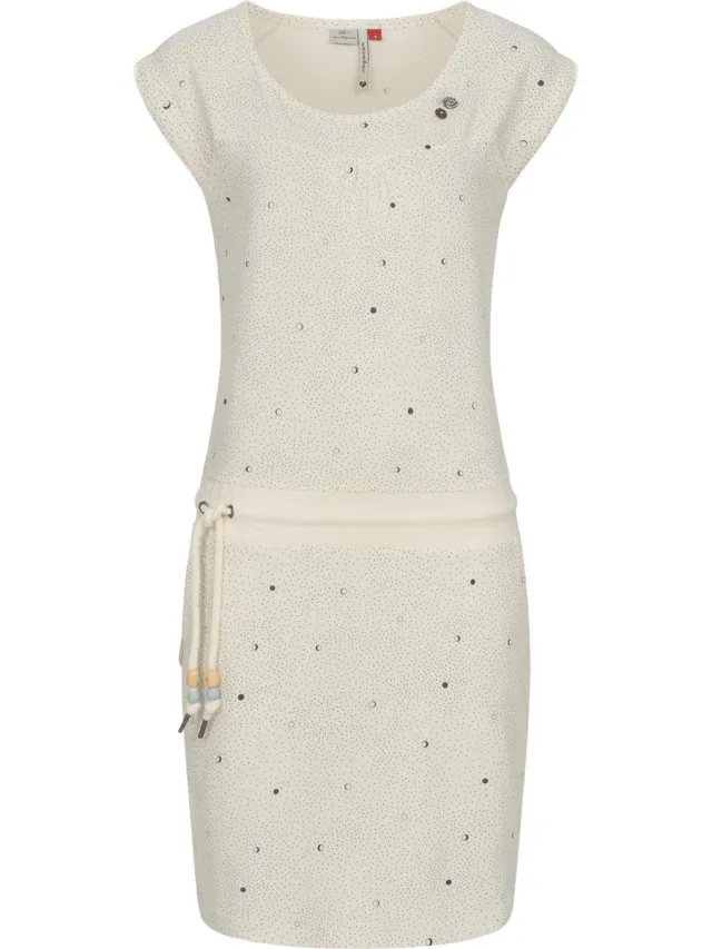 Ragwear Dames zomerjurk Penelope Print B Intl. Wit