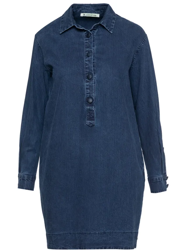 Denim overhemdjurk van Conquista Fashion, foto 2