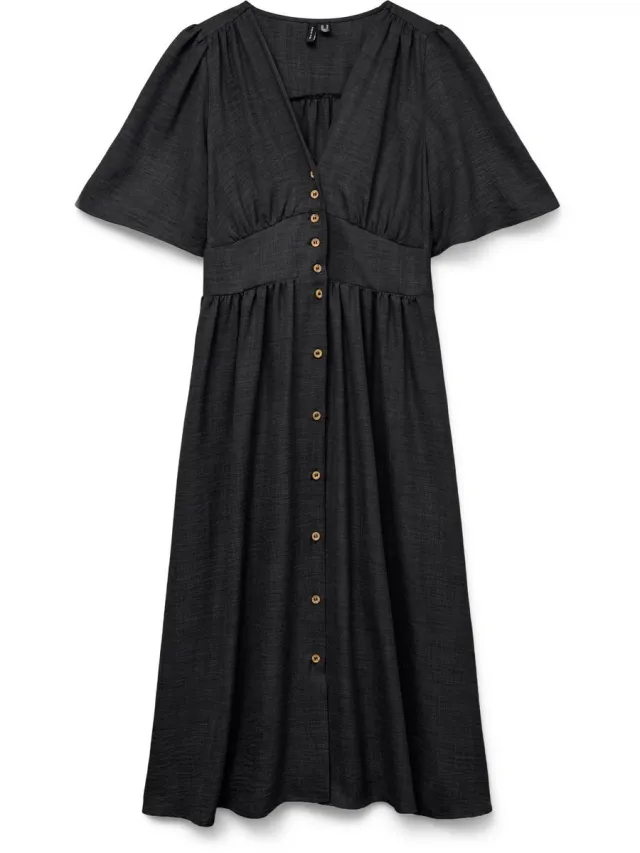 Vero Moda Curve Jurk VMCMELANEY Korte jurk Black 1