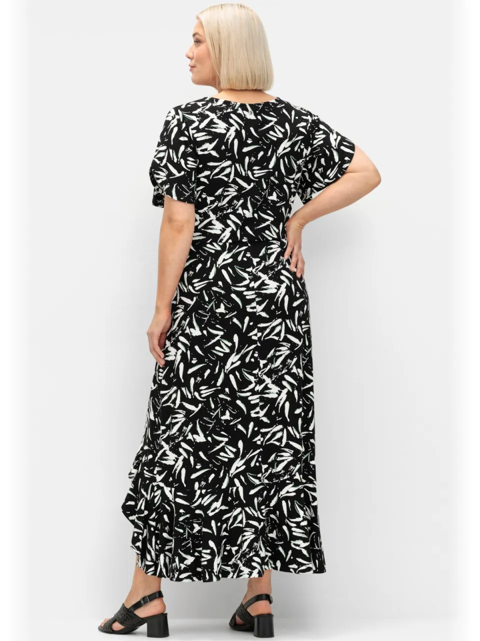 Maxi-jurk zwart/wit, foto 3
