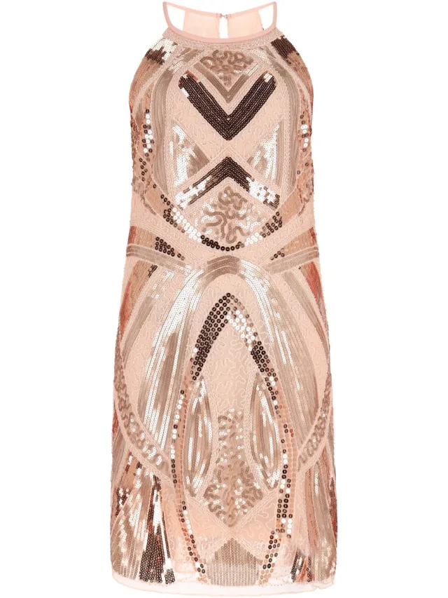 NAEMI Jurk champagne