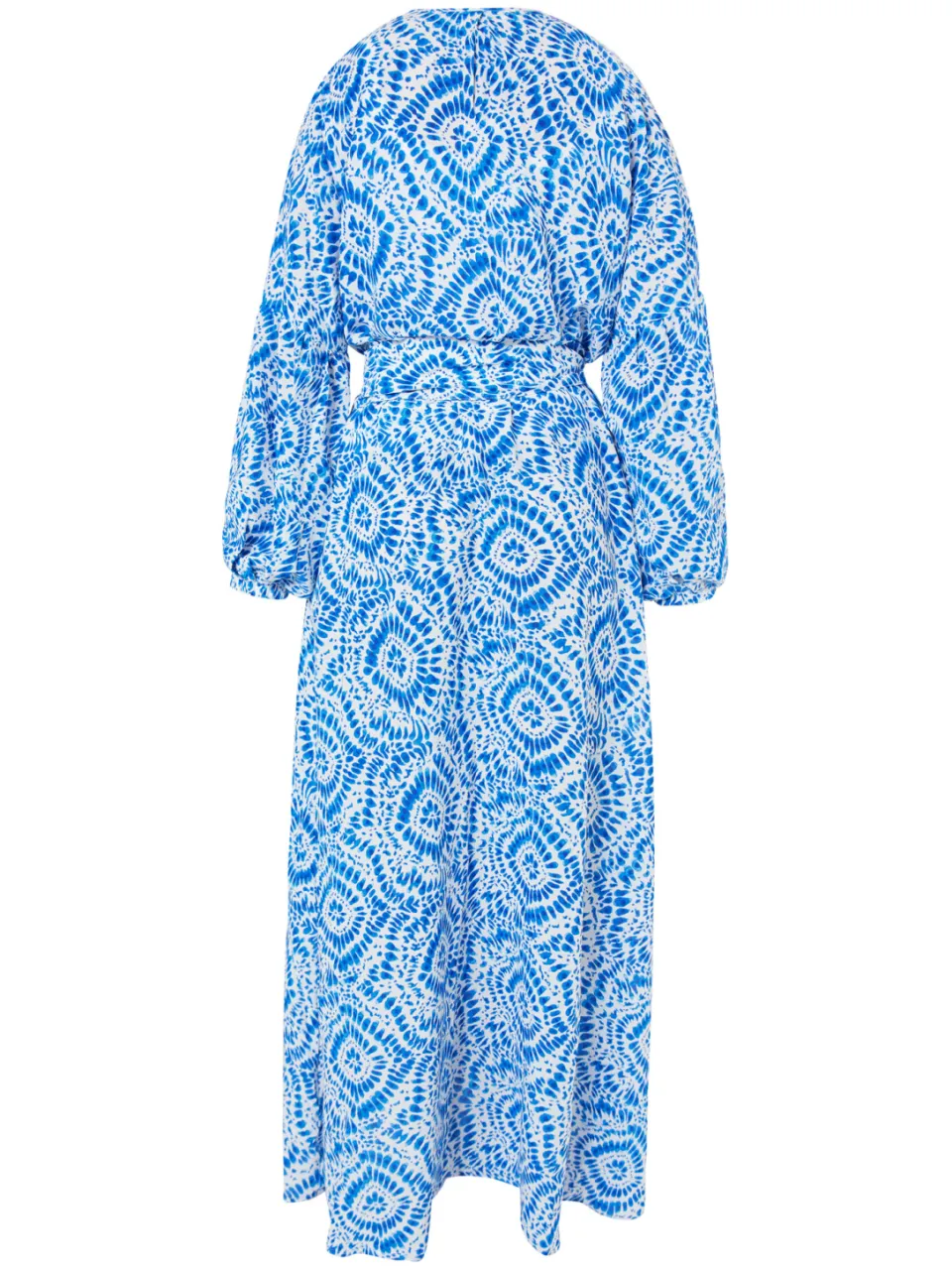 IZIA Maxi-jurk met print Dames blauw