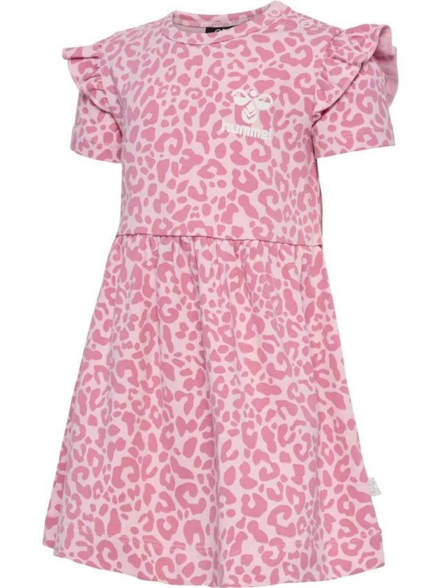 Hummel kinderjurk met korte mouwen Hmldream It Dress S/S 219359 Pink