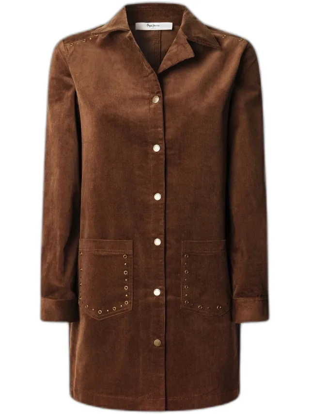 Pepe Jeans Damesjurk Pepe Jeans Noelie Chocolate Brown