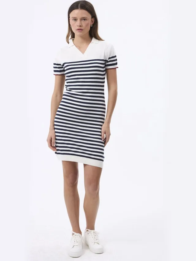 FELIX HARDY Midi Zomer Kleid Dames Ecru