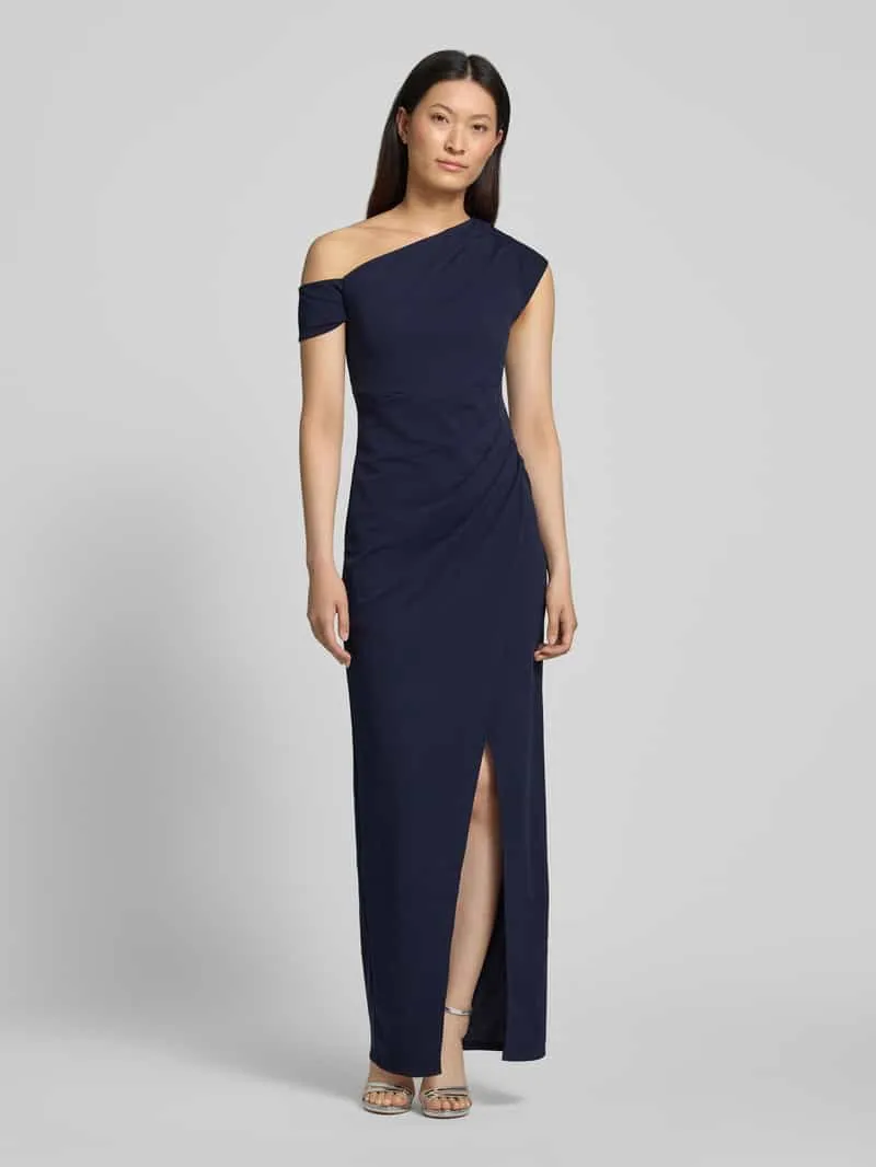 Lipsy Avondjurk in maxi-jurk met loopsplit Donkerblauw