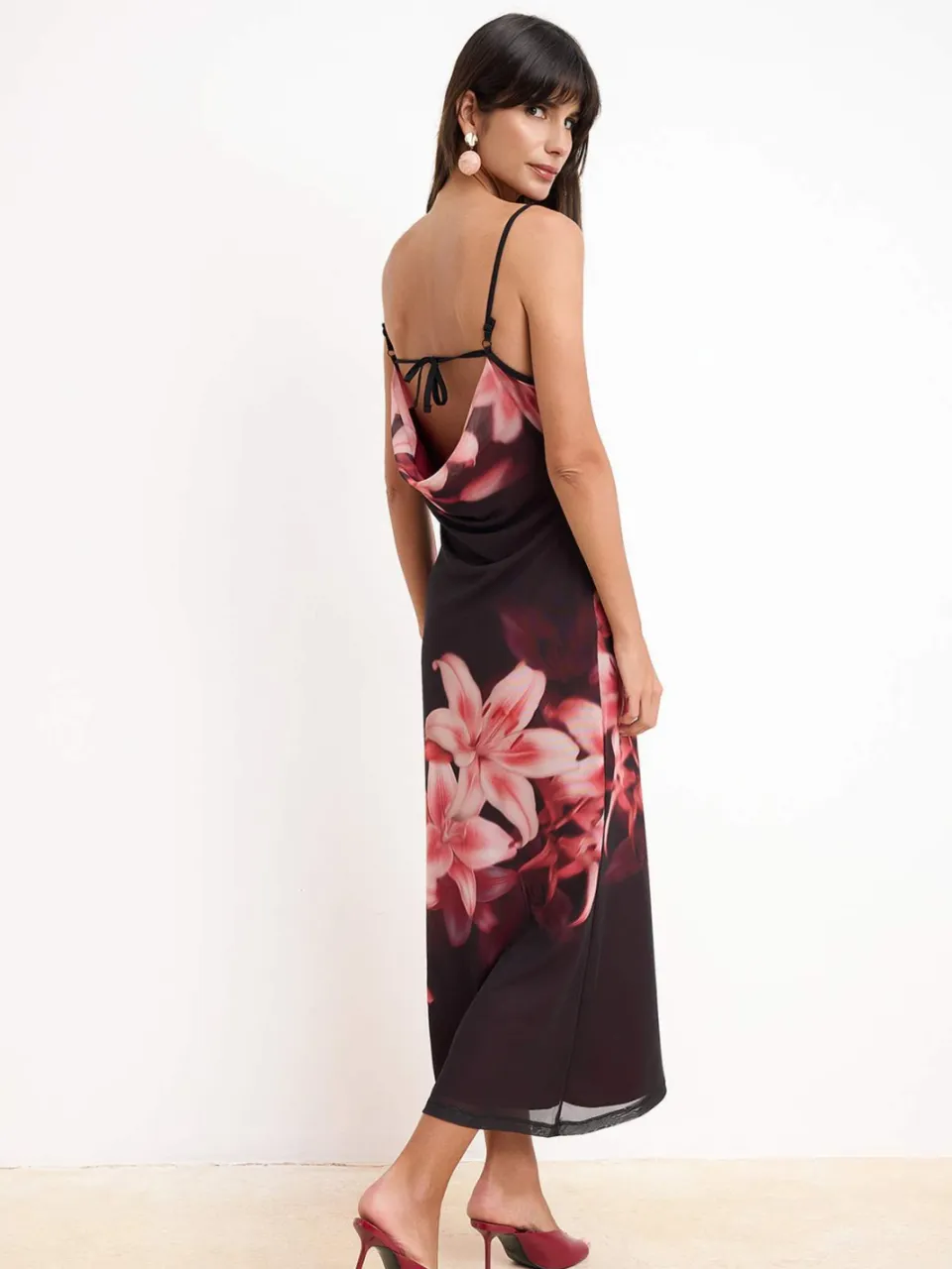 Turkishsouq Mouwloze maxi-jurk met bloemenprint voor dames veelkleurig, foto 2