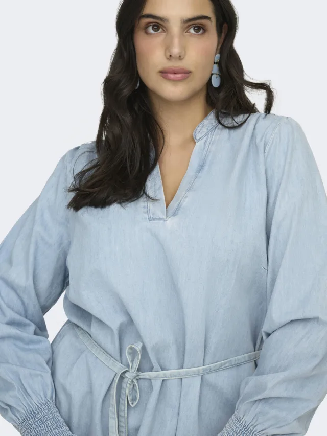 Only Carmakoma blousejurk blauw, foto 6