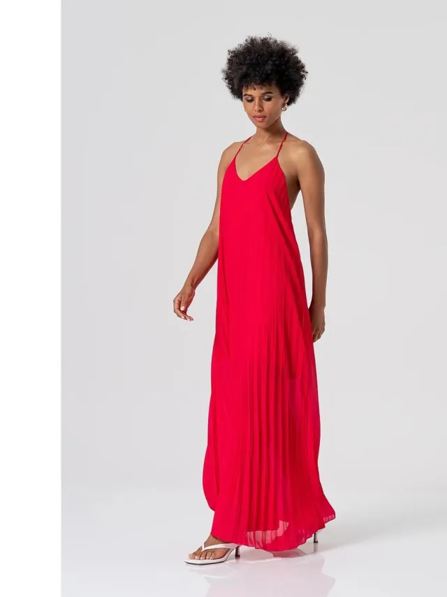 Jurk Fracomina FS26SD3002W412F9 rood